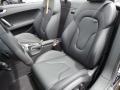 2015 Audi TT Black Interior Front Seat Photo