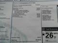 2015 Audi TT 2.0T quattro Roadster Window Sticker