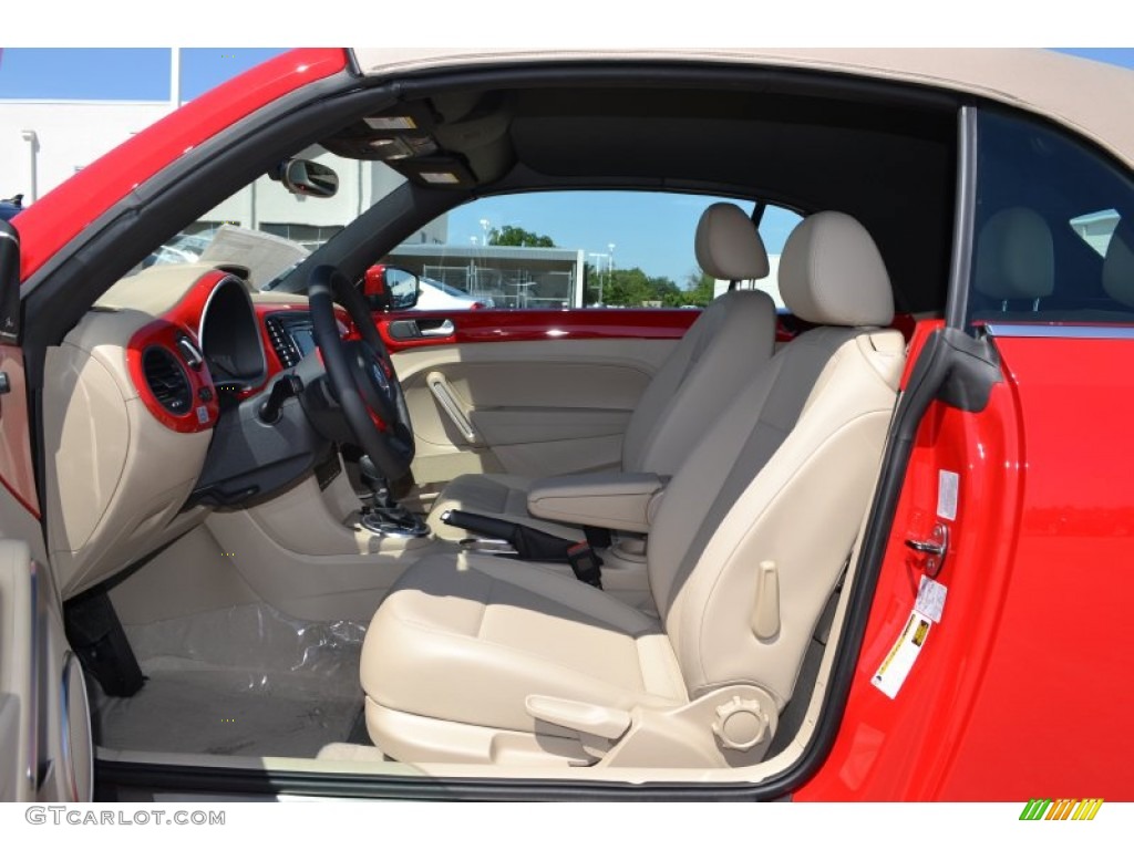 Beige Interior 2014 Volkswagen Beetle TDI Photo #94176448