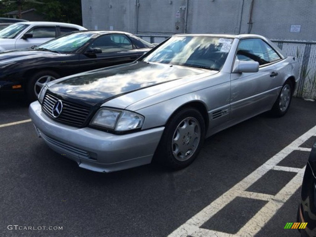 1993 S Class 600 SEC Coupe - Brilliant Silver Metallic / Grey photo #1