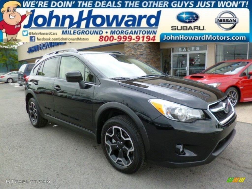 2014 XV Crosstrek 2.0i Limited - Crystal Black Silica / Ivory photo #1