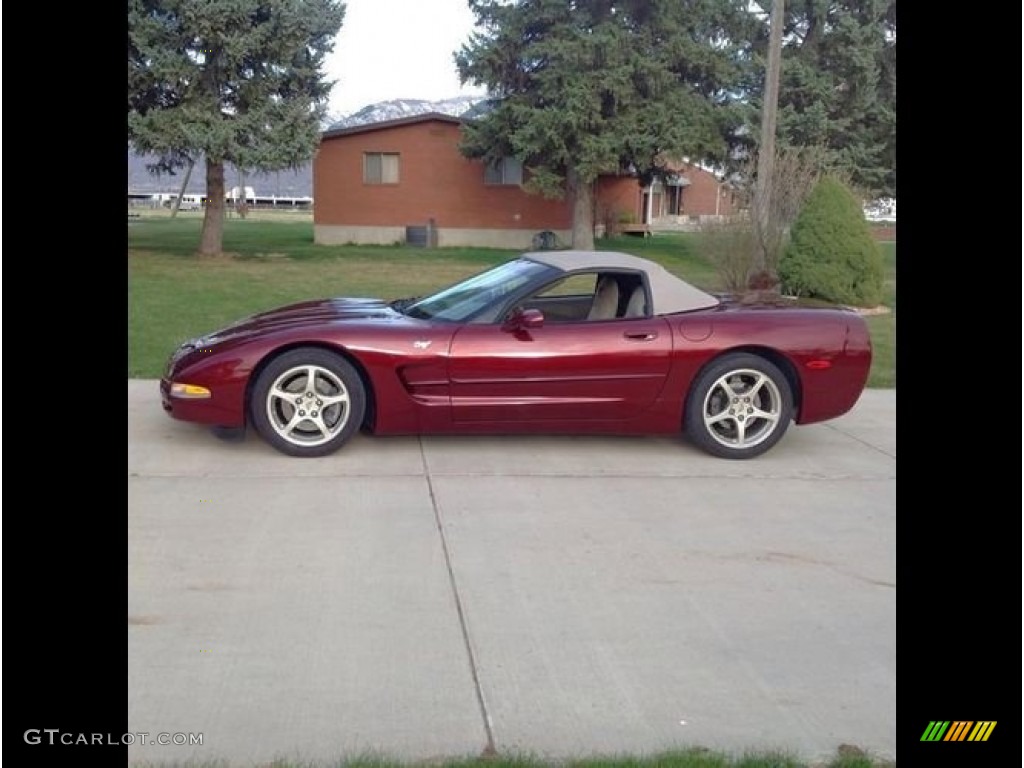 50th Anniversary Red Chevrolet Corvette