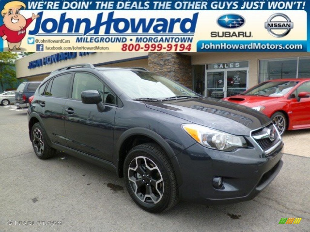 2014 XV Crosstrek 2.0i Premium - Dark Gray Metallic / Black photo #1