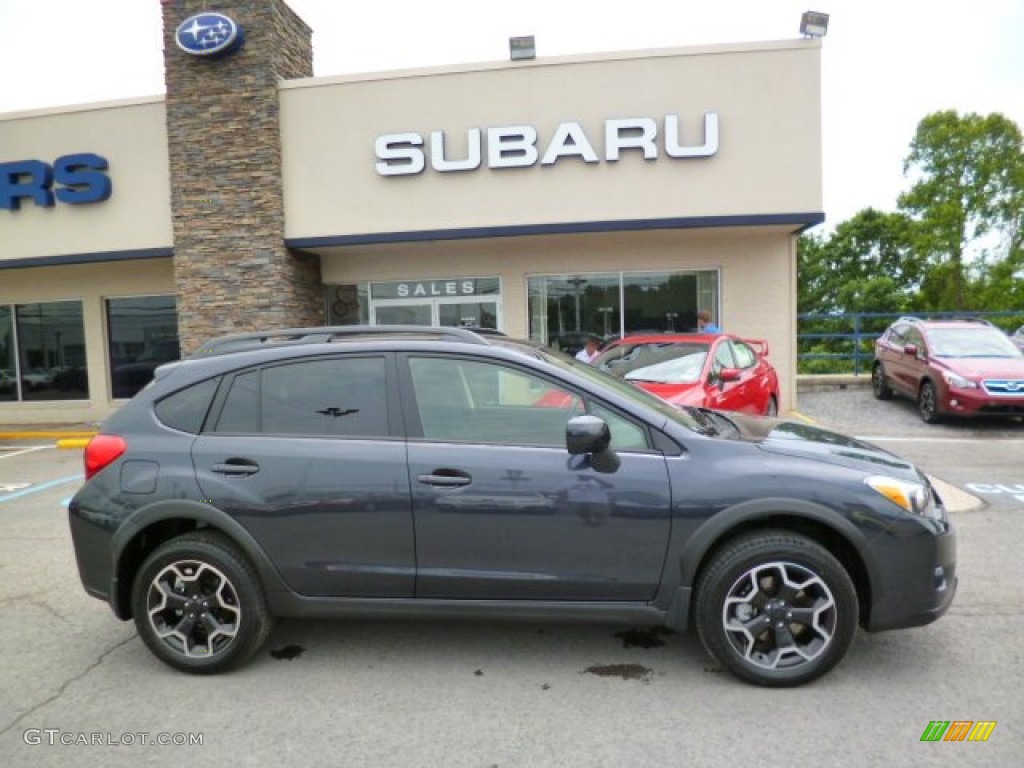 2014 XV Crosstrek 2.0i Premium - Dark Gray Metallic / Black photo #8