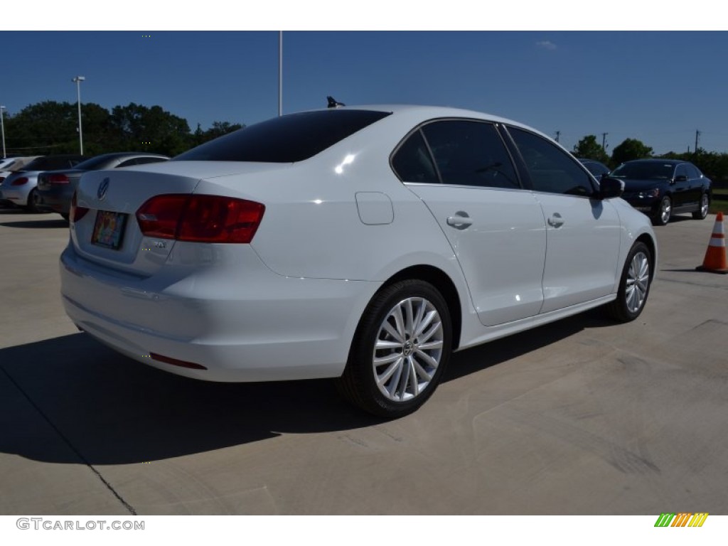 2014 Jetta TDI Sedan - Pure White / Titan Black photo #2