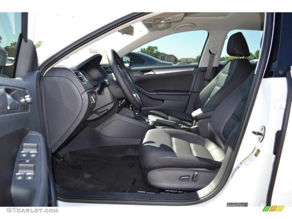 2014 Jetta TDI Sedan - Pure White / Titan Black photo #3