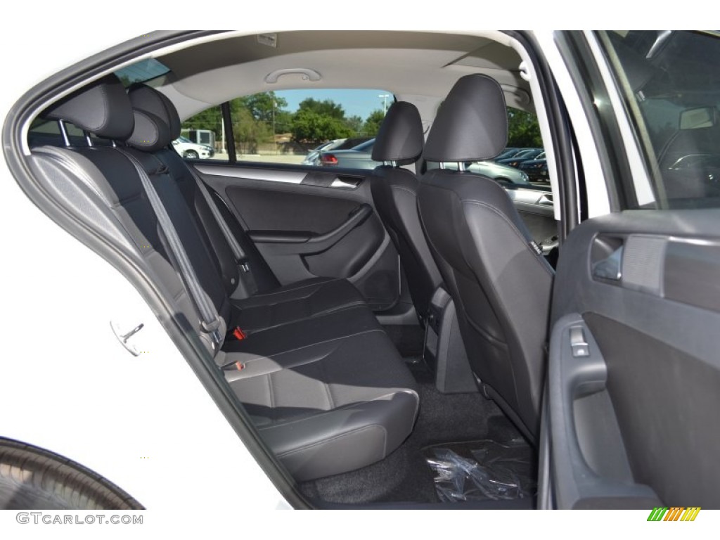 2014 Jetta TDI Sedan - Pure White / Titan Black photo #4