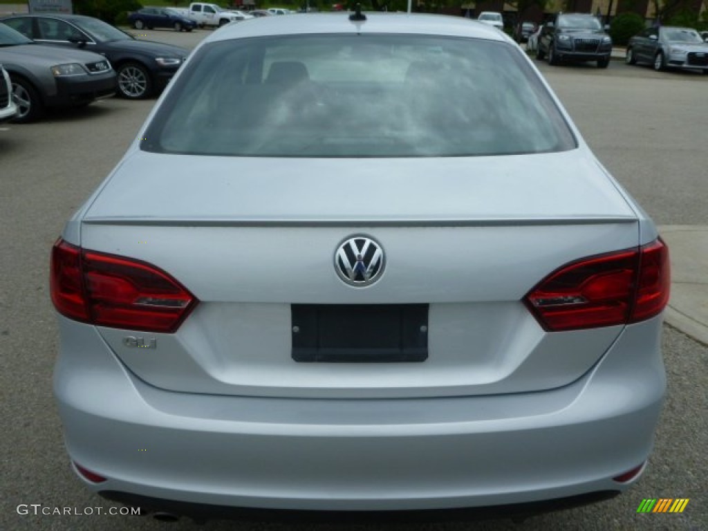 2012 Jetta GLI Autobahn - Frost Silver Metallic / Titan Black photo #4