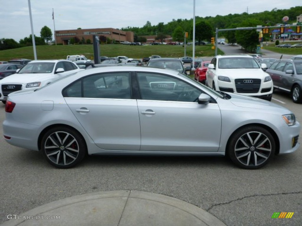 2012 Jetta GLI Autobahn - Frost Silver Metallic / Titan Black photo #6