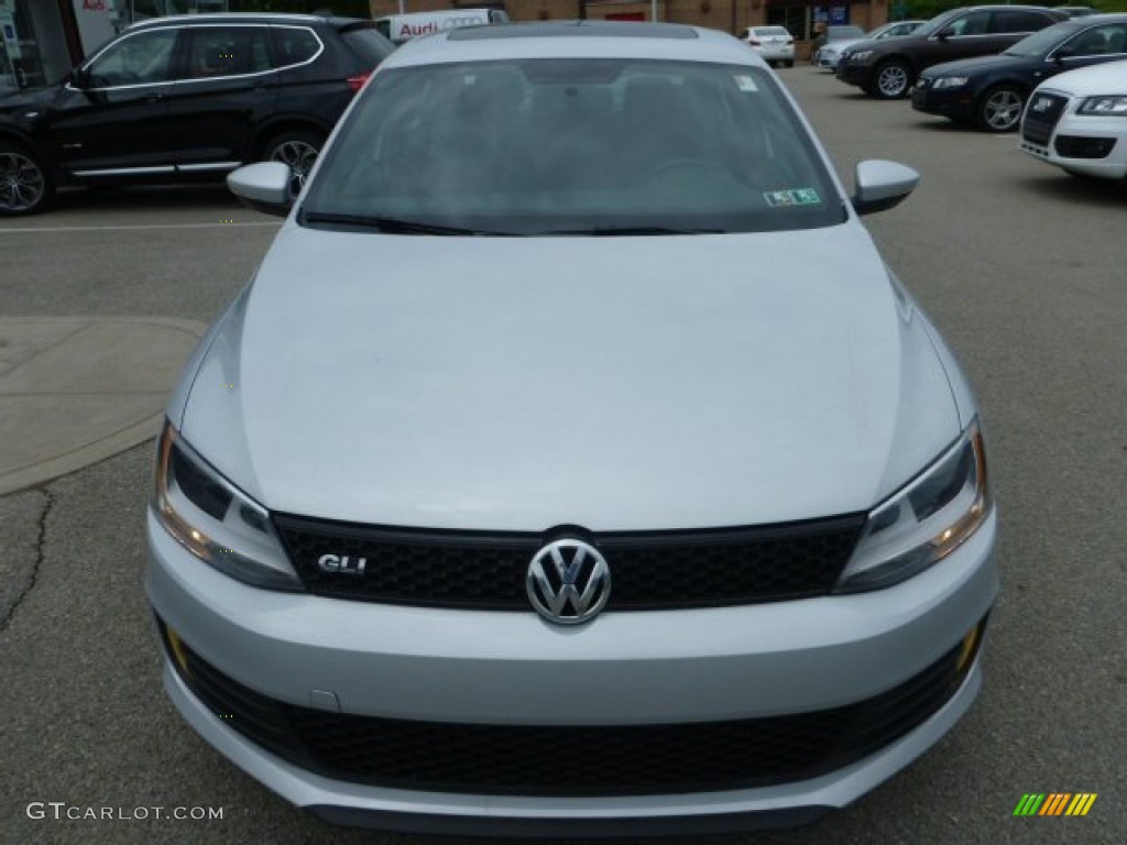 2012 Jetta GLI Autobahn - Frost Silver Metallic / Titan Black photo #8