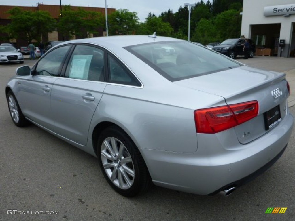 2014 A6 3.0T quattro Sedan - Ice Silver Metallic / Black photo #3