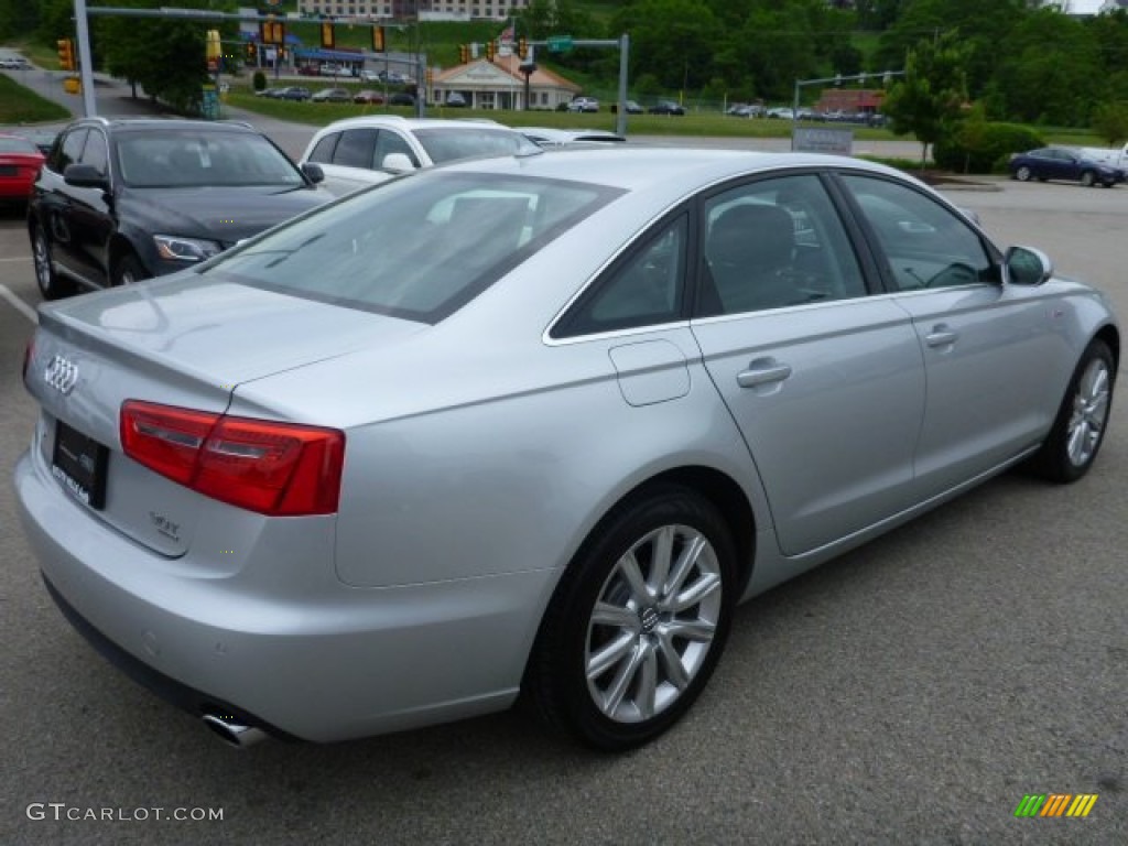 2014 A6 3.0T quattro Sedan - Ice Silver Metallic / Black photo #5