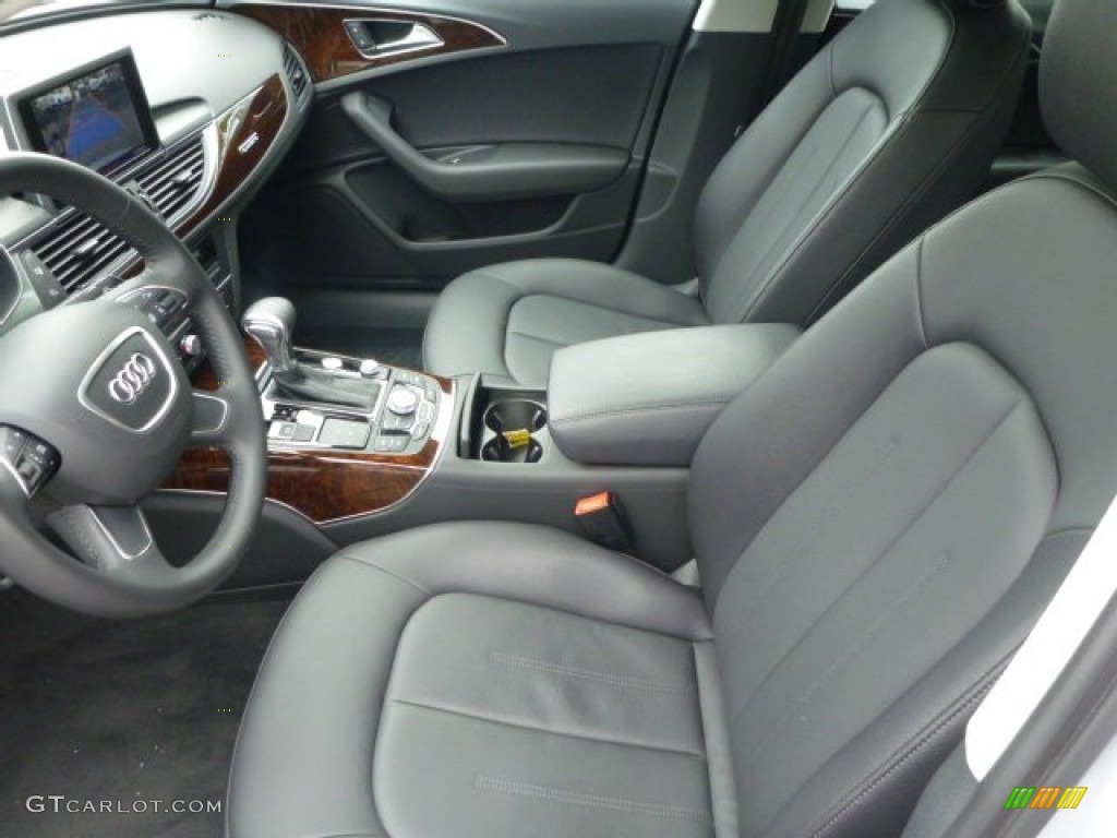 2014 A6 3.0T quattro Sedan - Ice Silver Metallic / Black photo #10