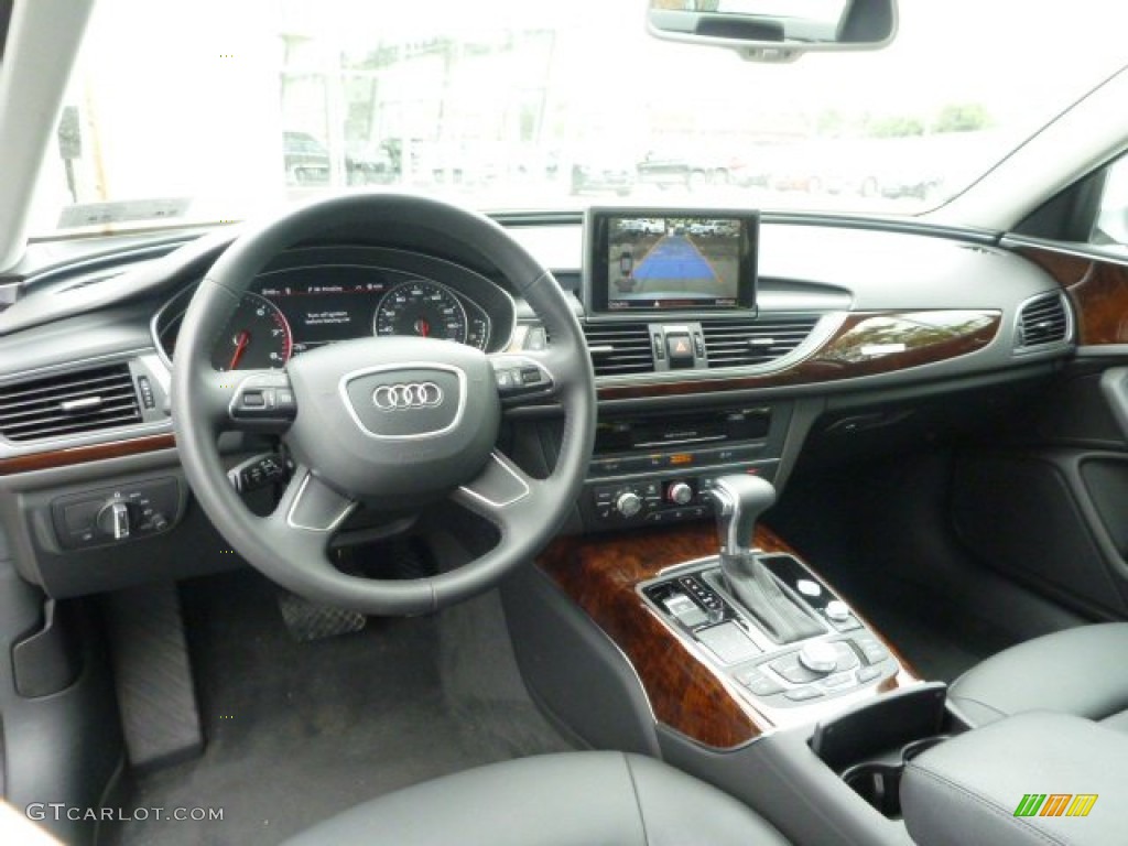 2014 A6 3.0T quattro Sedan - Ice Silver Metallic / Black photo #12
