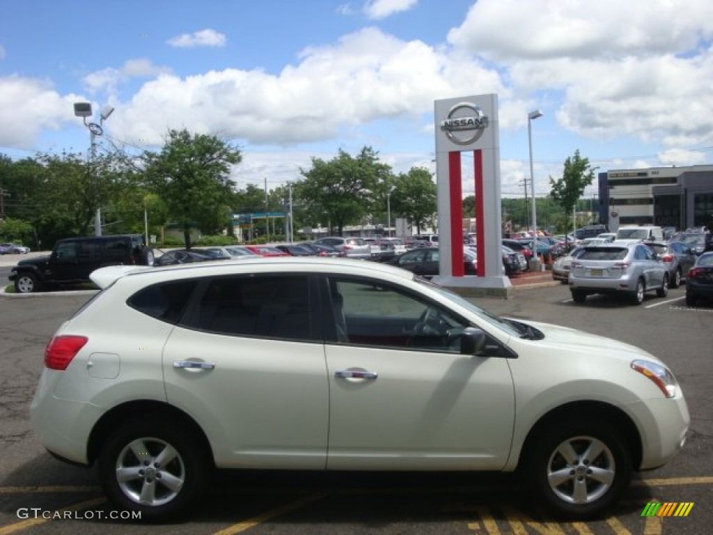 2010 Rogue S AWD 360 Value Package - Phantom White / Black photo #4