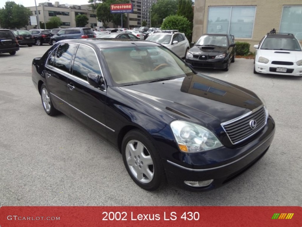 2002 LS 430 - Blue Onyx Pearl / Ivory photo #1