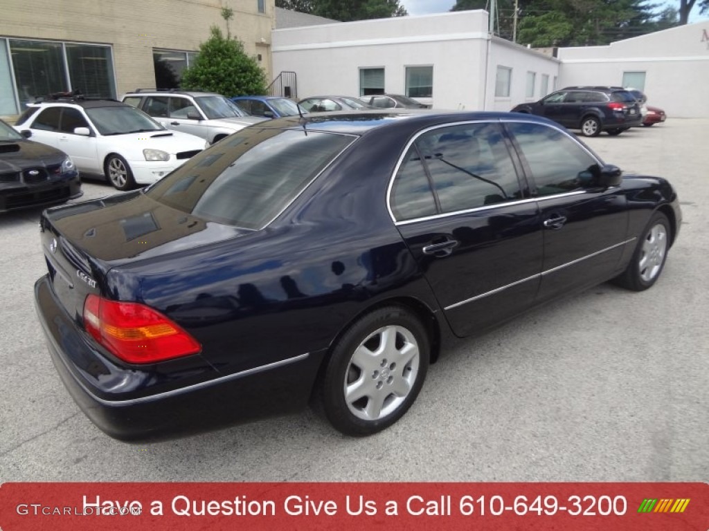 2002 LS 430 - Blue Onyx Pearl / Ivory photo #3