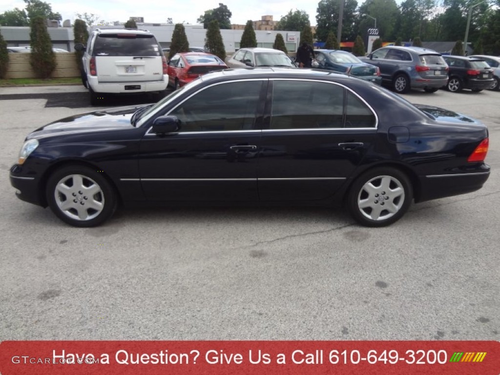 2002 LS 430 - Blue Onyx Pearl / Ivory photo #8