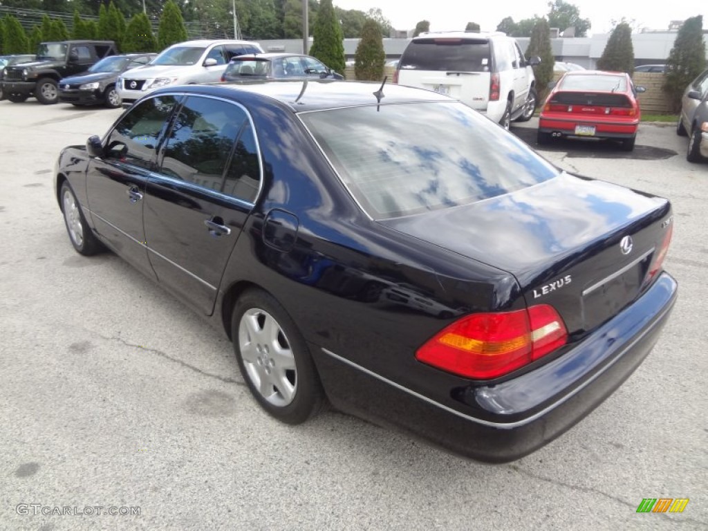 2002 LS 430 - Blue Onyx Pearl / Ivory photo #9