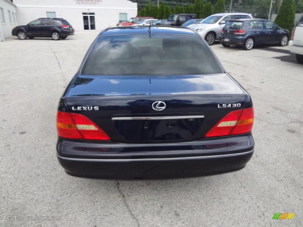 2002 LS 430 - Blue Onyx Pearl / Ivory photo #10