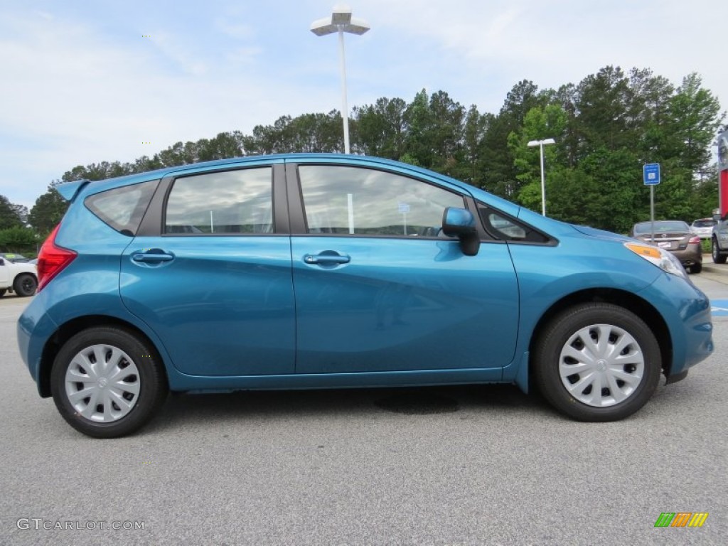 Metallic Peacock 2014 Nissan Versa Note S Plus Exterior Photo #94191148