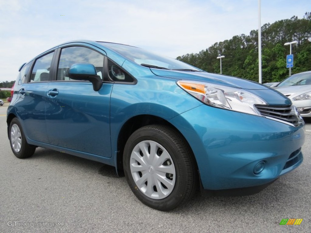 Metallic Peacock 2014 Nissan Versa Note S Plus Exterior Photo #94191178