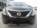 Super Black 2015 Nissan Versa 1.6 S Plus Sedan Exterior