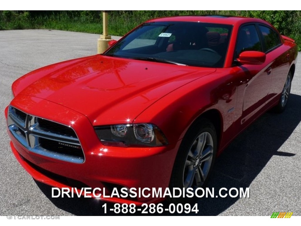 2014 Charger R/T AWD - TorRed / Black/Red photo #1