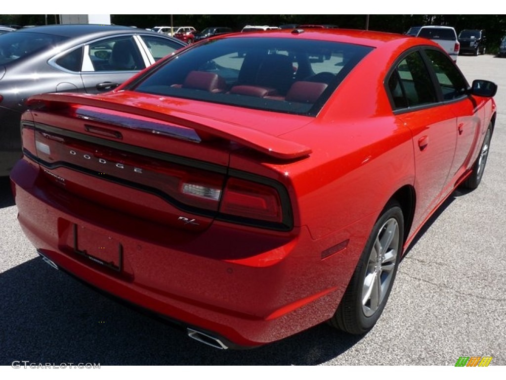 2014 Charger R/T AWD - TorRed / Black/Red photo #2