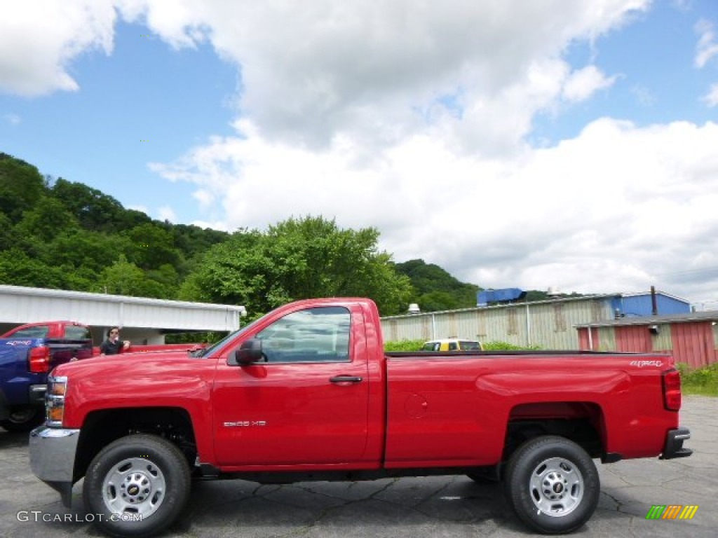 Victory Red 2015 Chevrolet Silverado 2500HD WT Regular Cab 4x4 Exterior Photo #94193491