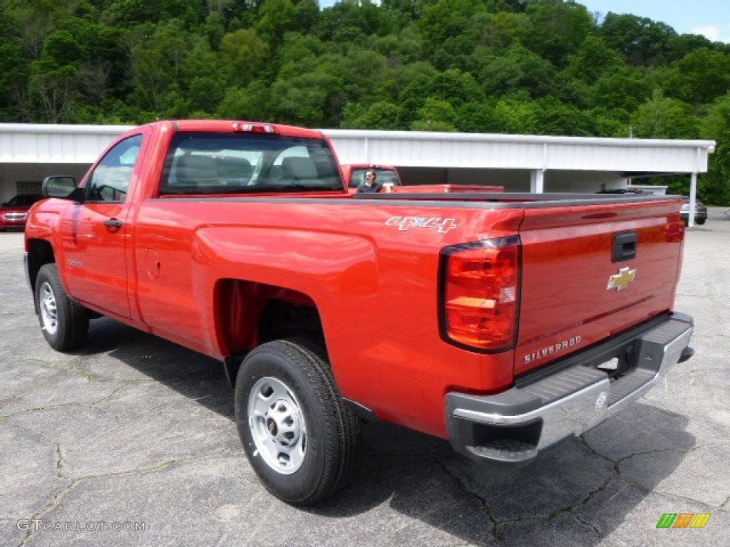 Victory Red 2015 Chevrolet Silverado 2500HD WT Regular Cab 4x4 Exterior Photo #94193512