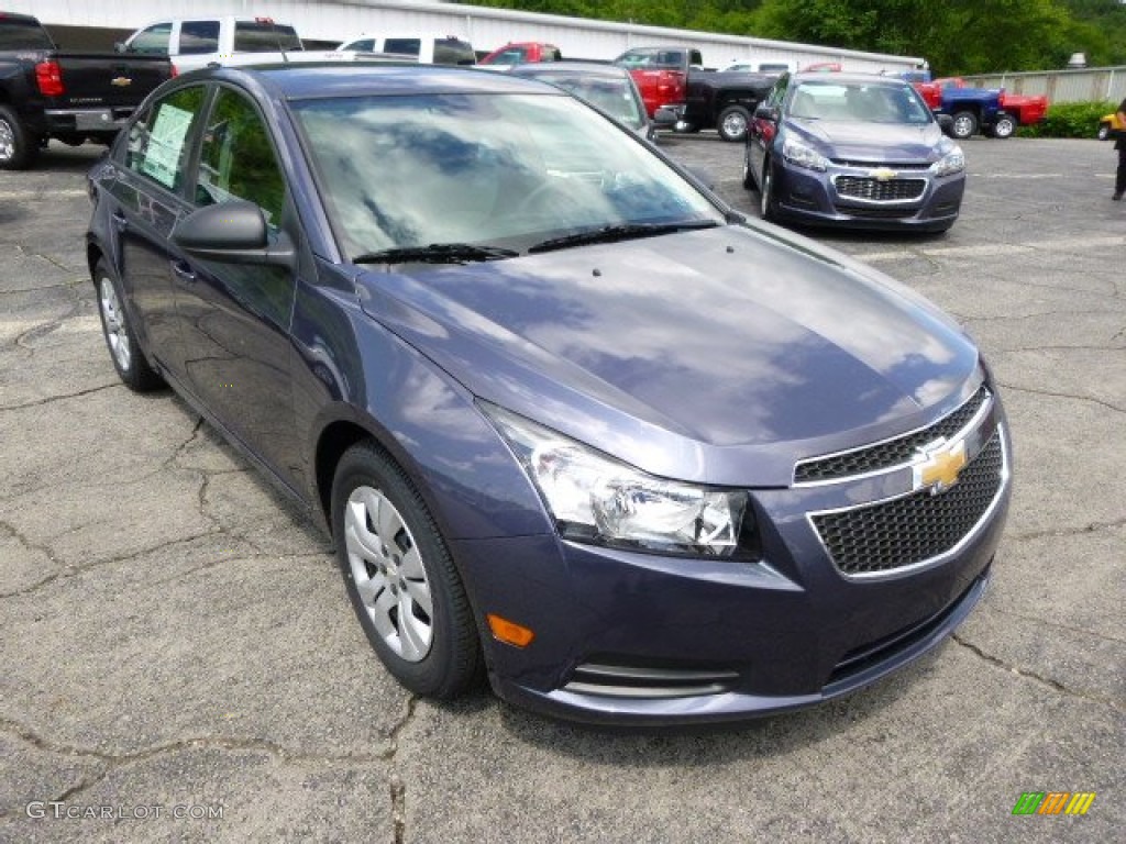 2014 Cruze LS - Atlantis Blue Metallic / Jet Black/Medium Titanium photo #2