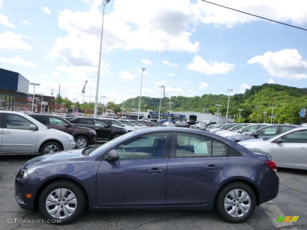 2014 Cruze LS - Atlantis Blue Metallic / Jet Black/Medium Titanium photo #5