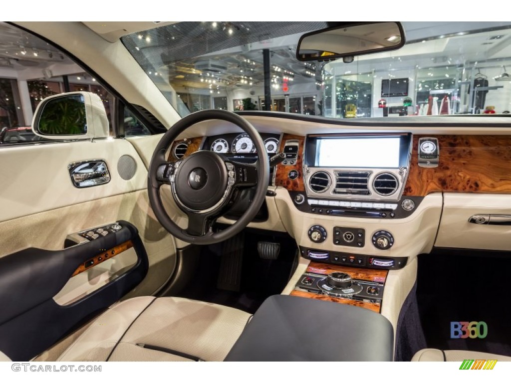 2014 Rolls-Royce Wraith Standard Wraith Model Creme Light Dashboard Photo #94196773