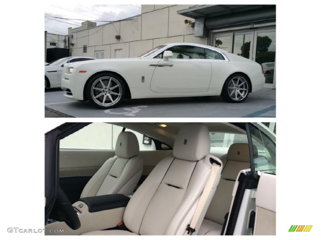 English White 2014 Rolls-Royce Wraith Standard Wraith Model Exterior Photo #94196959