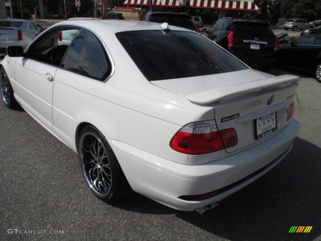 2005 3 Series 330i Coupe - Alpine White / Natural Brown photo #4