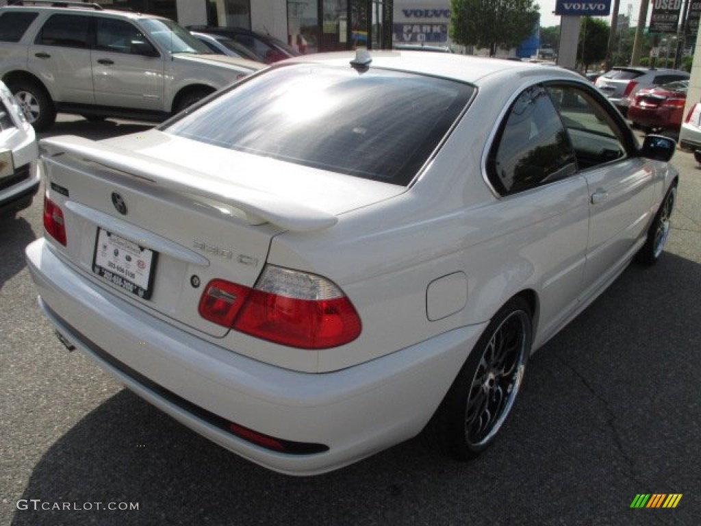 2005 3 Series 330i Coupe - Alpine White / Natural Brown photo #6