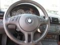 2005 BMW 3 Series Natural Brown Interior Steering Wheel Photo