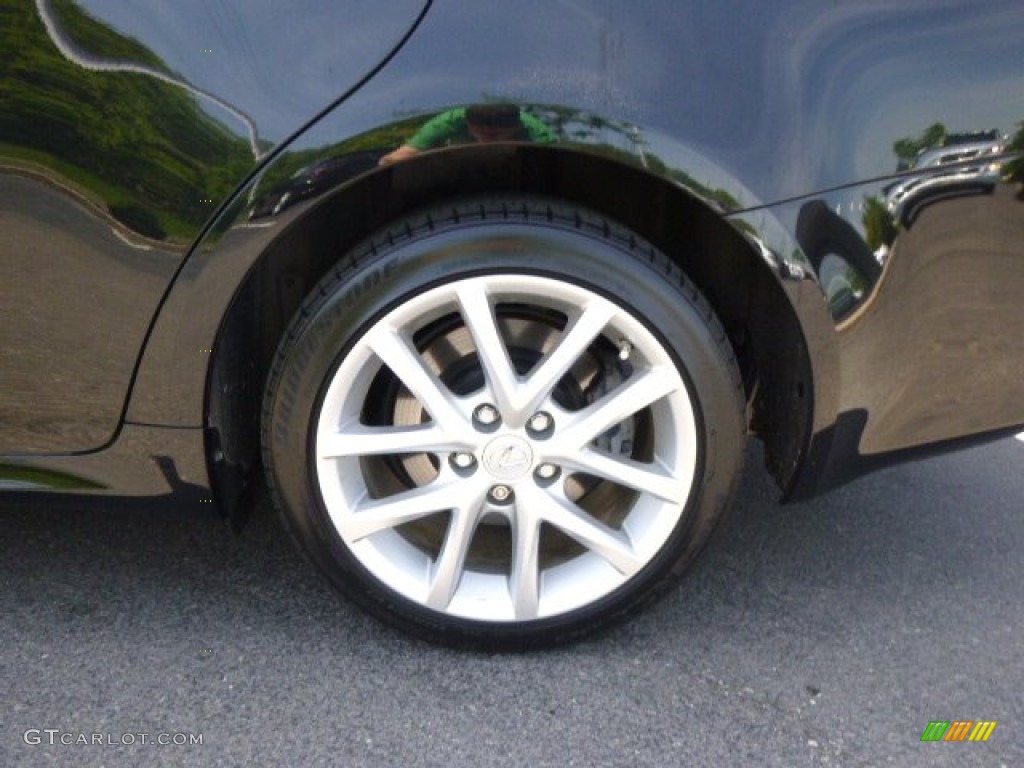 2012 IS 350 AWD - Obsidian Black / Black photo #9