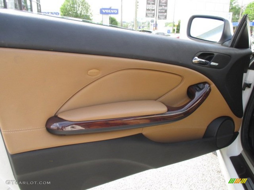 2005 BMW 3 Series 330i Coupe Natural Brown Door Panel Photo #94199398