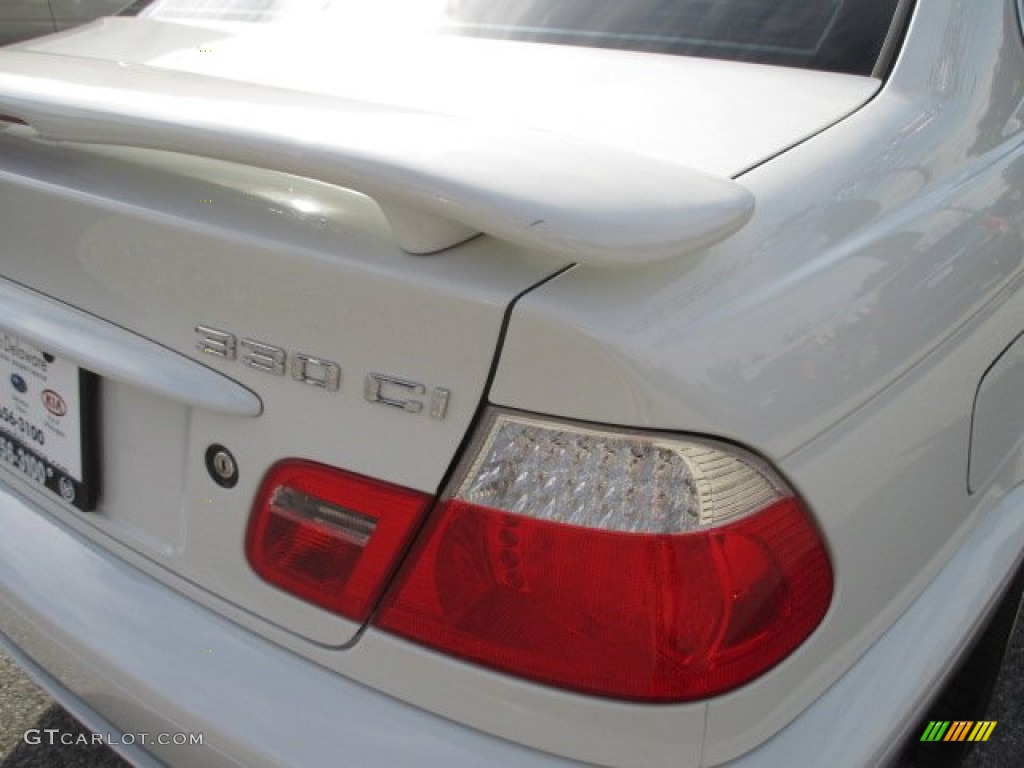 2005 3 Series 330i Coupe - Alpine White / Natural Brown photo #28