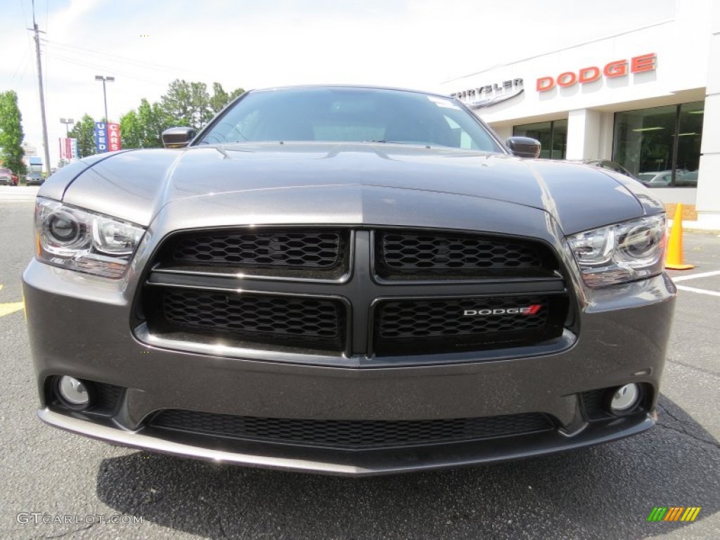 2014 Charger R/T - Granite Crystal Metallic / Black photo #2