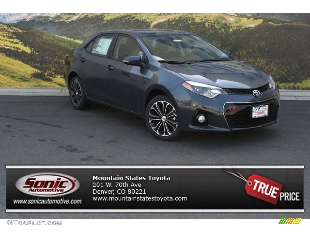 2014 Corolla S - Slate Metallic / Steel Blue photo #1