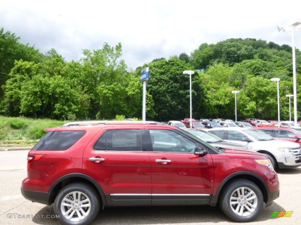 2014 Explorer XLT 4WD - Ruby Red / Charcoal Black photo #1