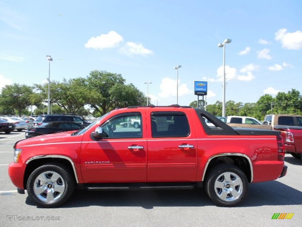 2012 Avalanche LS - Victory Red / Ebony photo #2