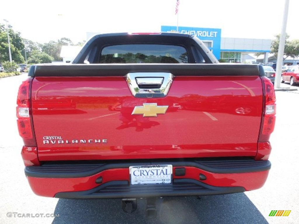 2012 Avalanche LS - Victory Red / Ebony photo #7