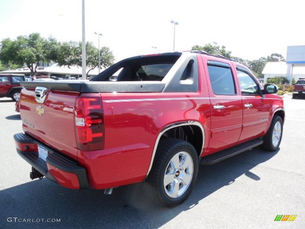 2012 Avalanche LS - Victory Red / Ebony photo #8