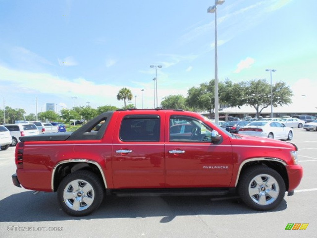 2012 Avalanche LS - Victory Red / Ebony photo #9
