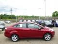 2014 Ruby Red Ford Fiesta SE Sedan  photo #1