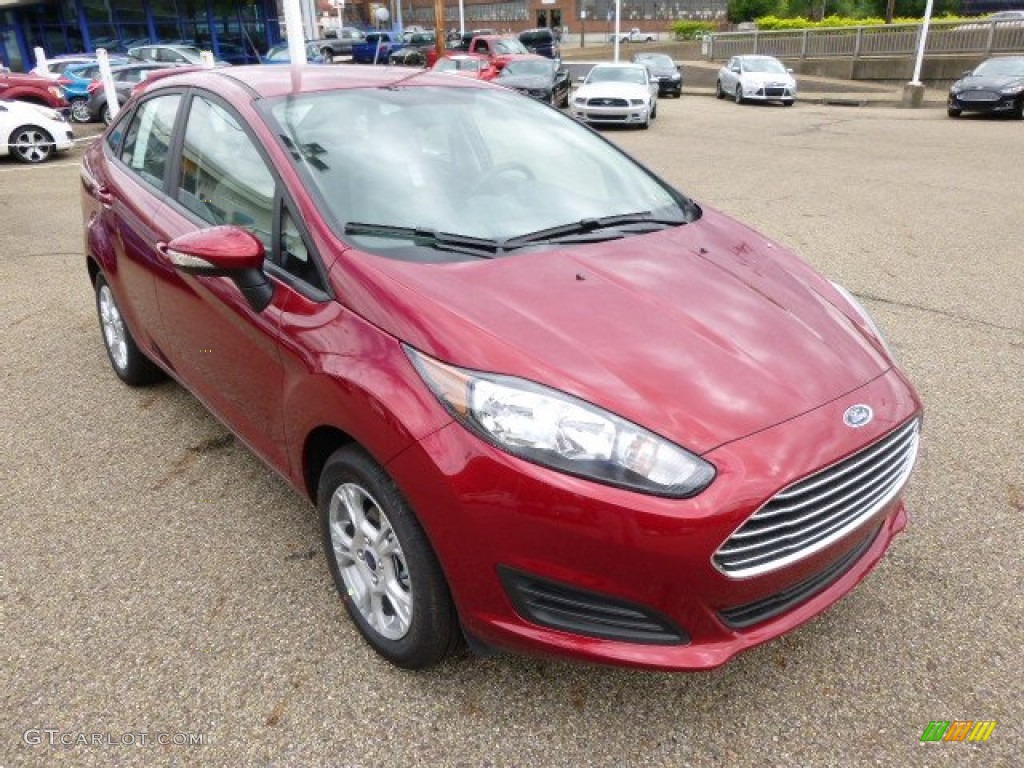 Ruby Red 2014 Ford Fiesta SE Sedan Exterior Photo #94205920